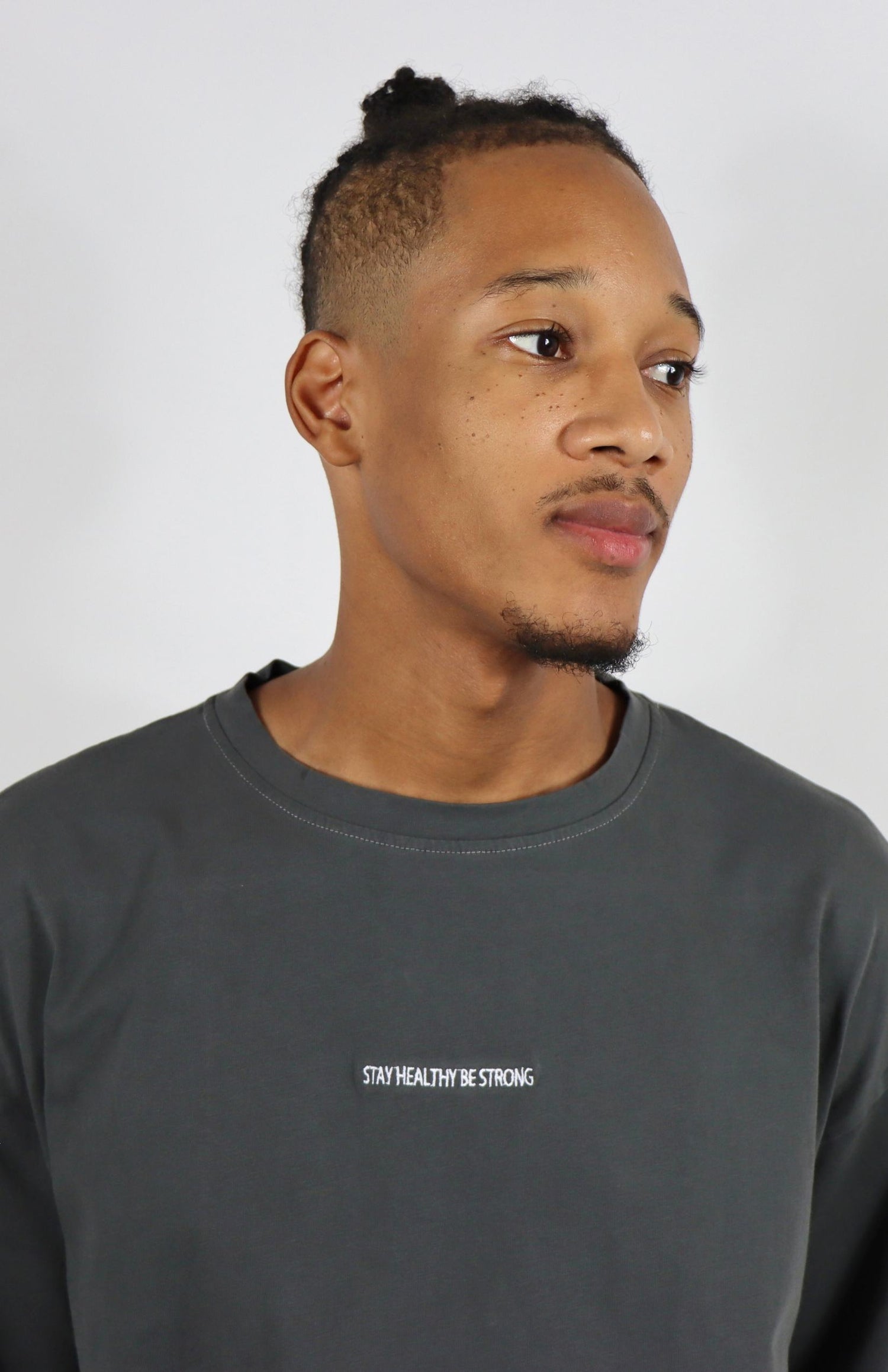 Faded gray oversized T-shirt