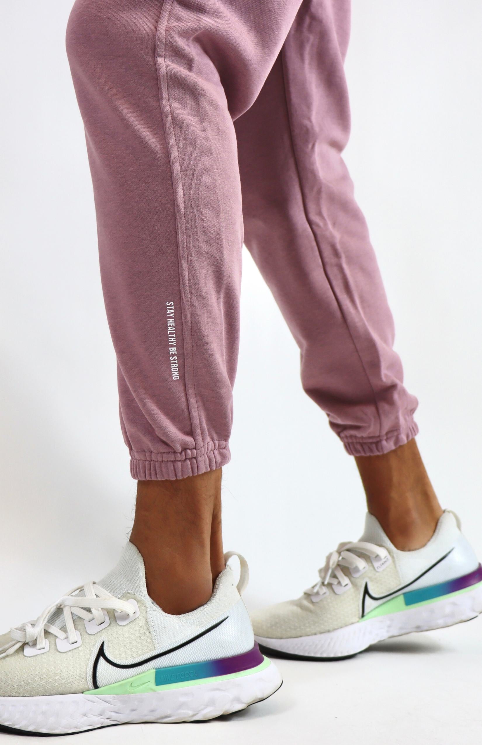 Soft berry oversized French Terry joggers
