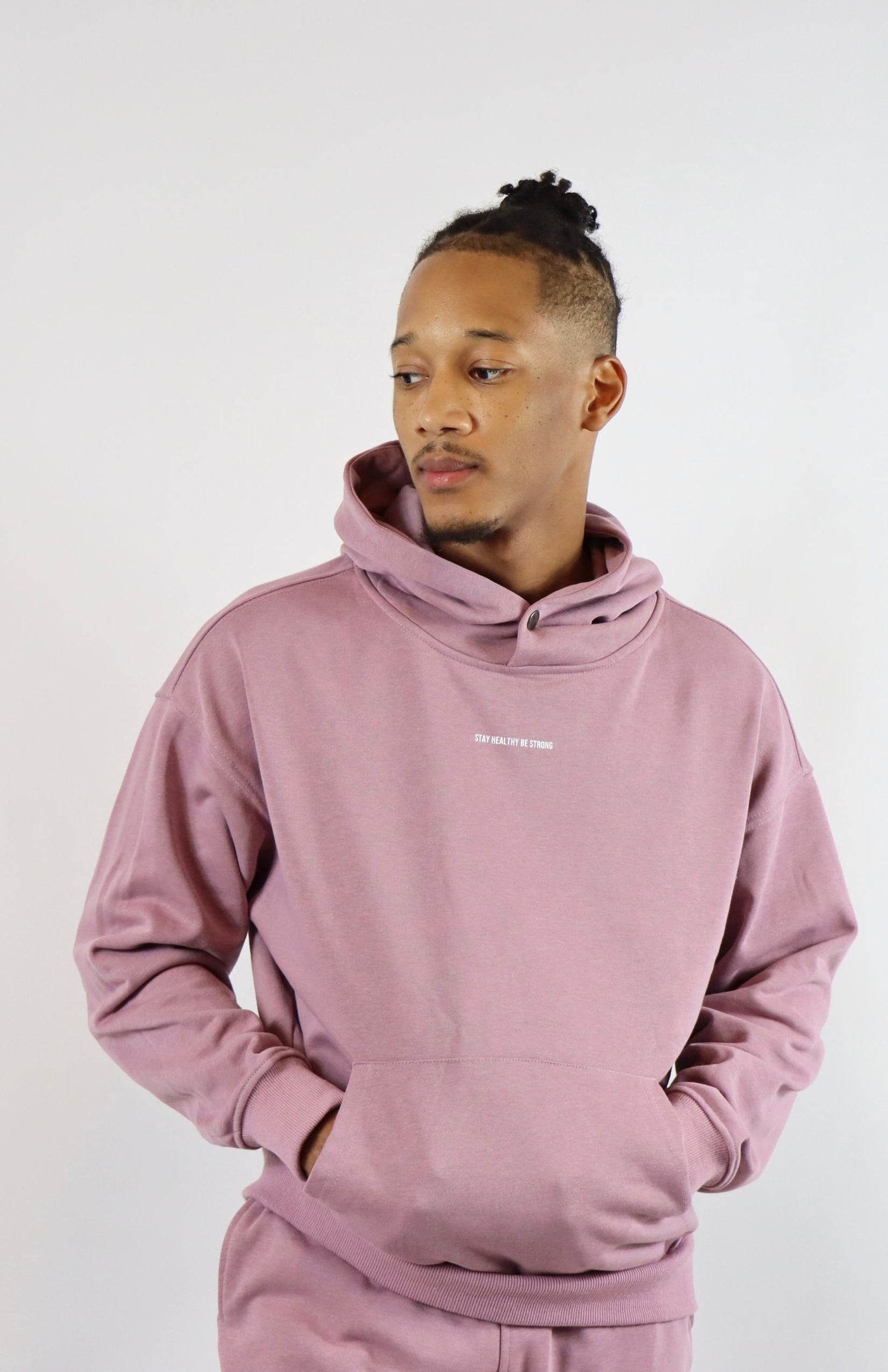 Soft berry oversized pullover hoodie