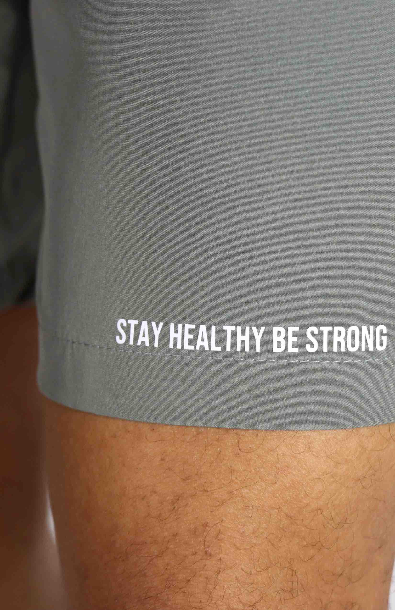 olive unlined running shorts