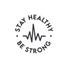 stay healthy be strong logo