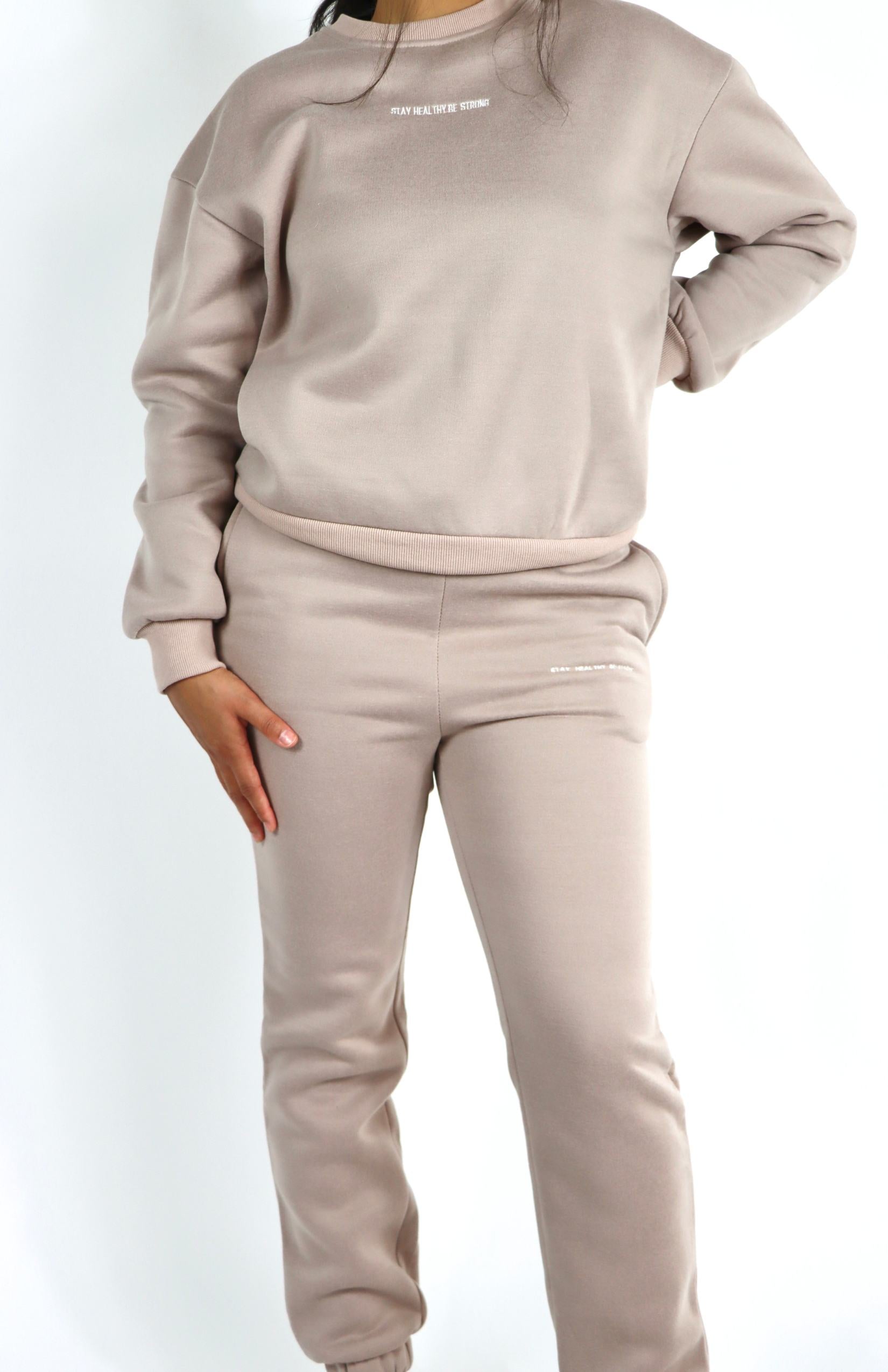 Khaki gray oversized jogger