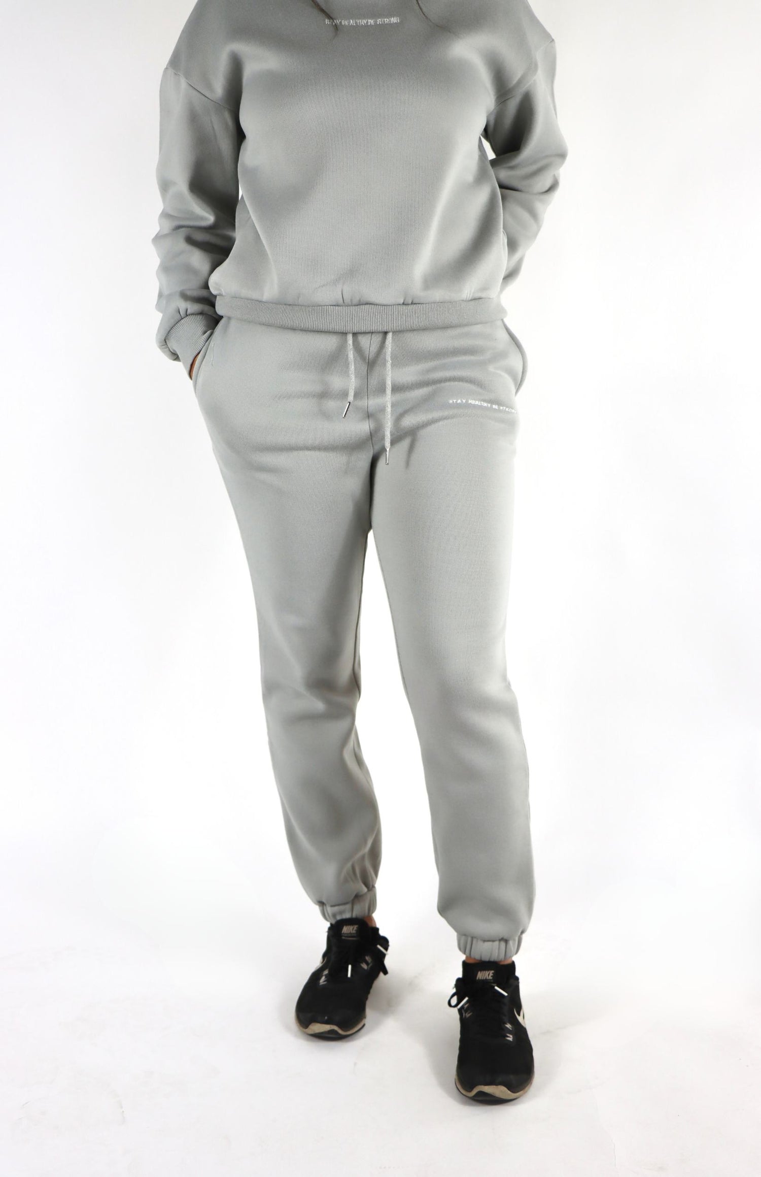 Light gray oversized jogger