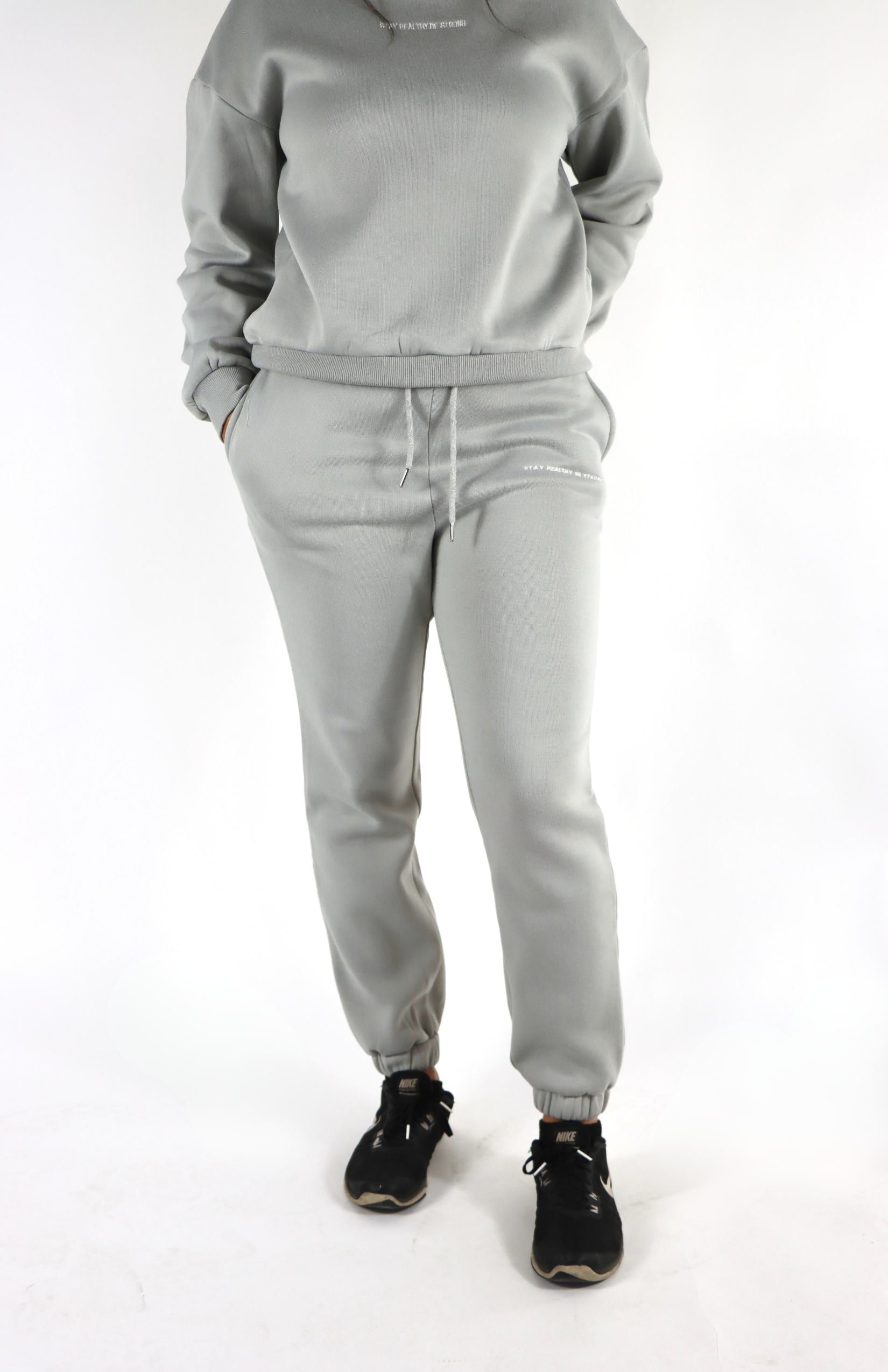 Light gray oversized jogger