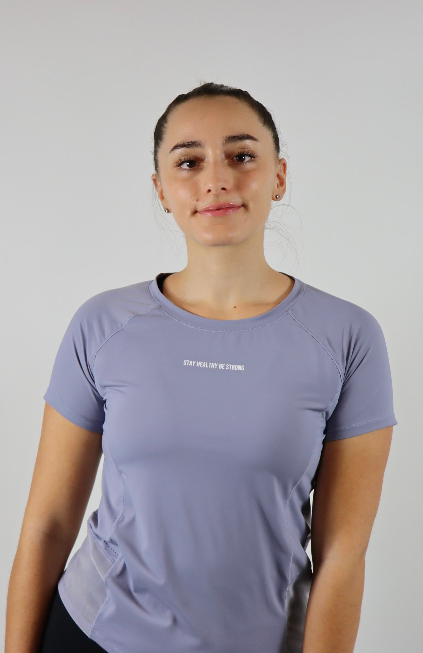 Mid blue mesh training T-Shirt